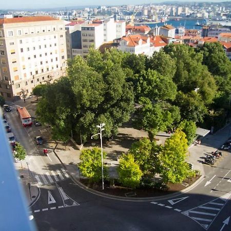 Plaza De Espana View With Terrace Ла Коруня Екстериор снимка