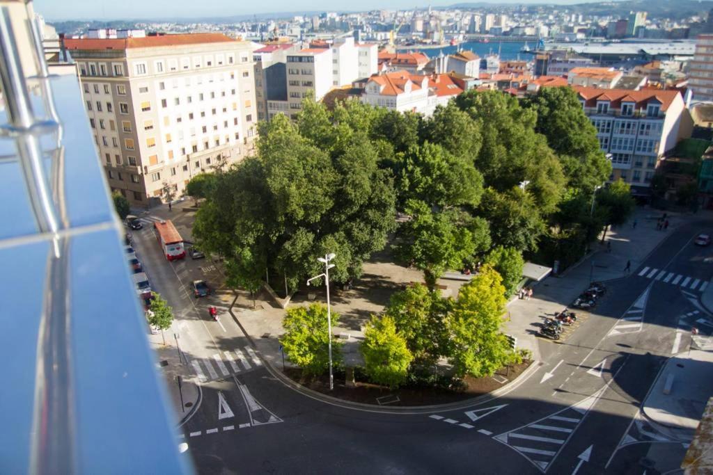 Plaza De Espana View With Terrace Ла Коруня Екстериор снимка